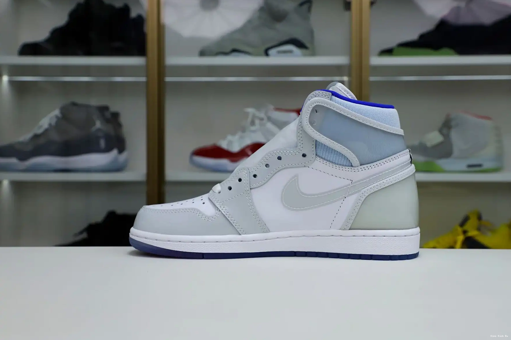 1 ZOOM JORDAN HIGH AIR Kimikick BLUE' 'RACER 0526